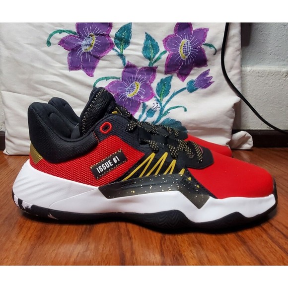 Adidas D.O.N. Issue #1 GCA Basketball Shoes Size 9.5 Mens Red Bounce NWT EF9966
